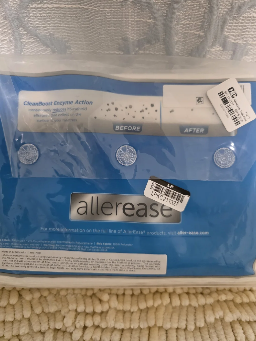Allerease cool touch